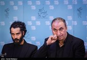 حمید فرخ‌نژاد و ساعد سهیلی در نشست خبری فیلم گشت 2 - سی و پنجمین جشنواره فیلم فجر