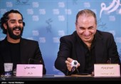 حمید فرخ‌نژاد و ساعد سهیلی در نشست خبری فیلم گشت 2 - سی و پنجمین جشنواره فیلم فجر
