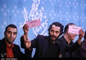 ساعد سهیلی و پولاد کیمیایی در نشست خبری فیلم گشت 2 - سی و پنجمین جشنواره فیلم فجر
