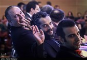 پولاد کیمیایی، ساعد سهیلی و حمید فرخ‌نژاد در نشست خبری فیلم گشت 2 - سی و پنجمین جشنواره فیلم فجر