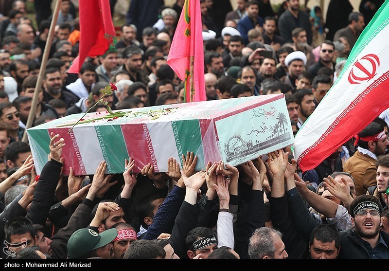 پیکر مطهر 2 شهید گمنام در خرم‌آباد تشییع شد