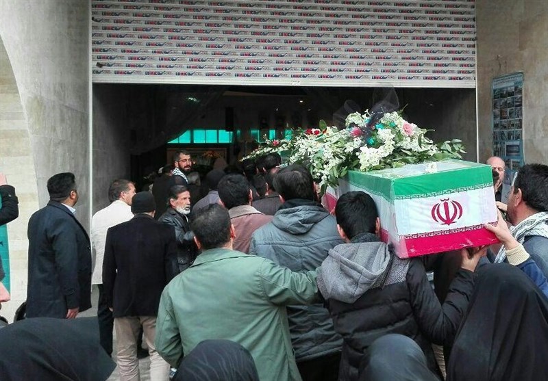 پیکر دو شهید نیروی انتظامی در اهواز تشییع شد