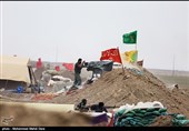 حضور  مجاهدین حشد الشعبی در شمال تلعفر در عملیات موصل