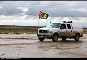 حضور  مجاهدین حشد الشعبی در شمال تلعفر در عملیات موصل