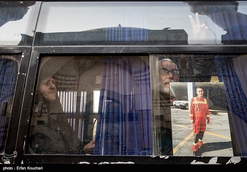 مراسم چهلمین روز درگذشت شهدای آتش نشان