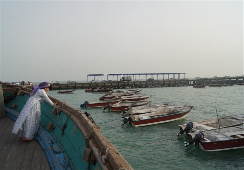 لنج سواری در بندربحرکان هندیجان