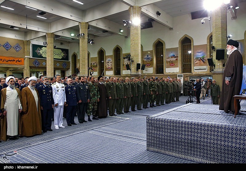 دیدار فرماندهان و کارکنان ارتش با رهبر معظم انقلاب