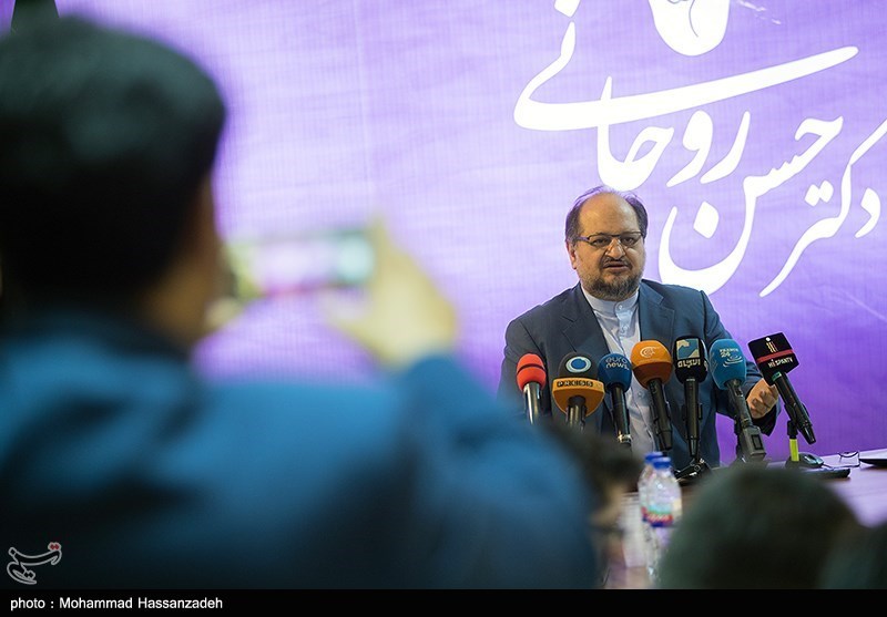 مراسم رونمایی از پایگاه اطلاع‌رسانی ستاد انتخاباتی روحانی