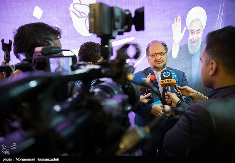 مراسم رونمایی از پایگاه اطلاع‌رسانی ستاد انتخاباتی روحانی