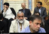 مراسم ترحیم والده سردار ابراهیم جباری فرمانده سپاه حضرت ولی امر (عج)