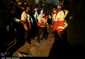خارج کردن پیکر جانباختگان حادثه ریزش معدن - گلستان