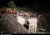 عمیات امدادرسانی به حادثه دیدگان ریزش معدن-گلستان