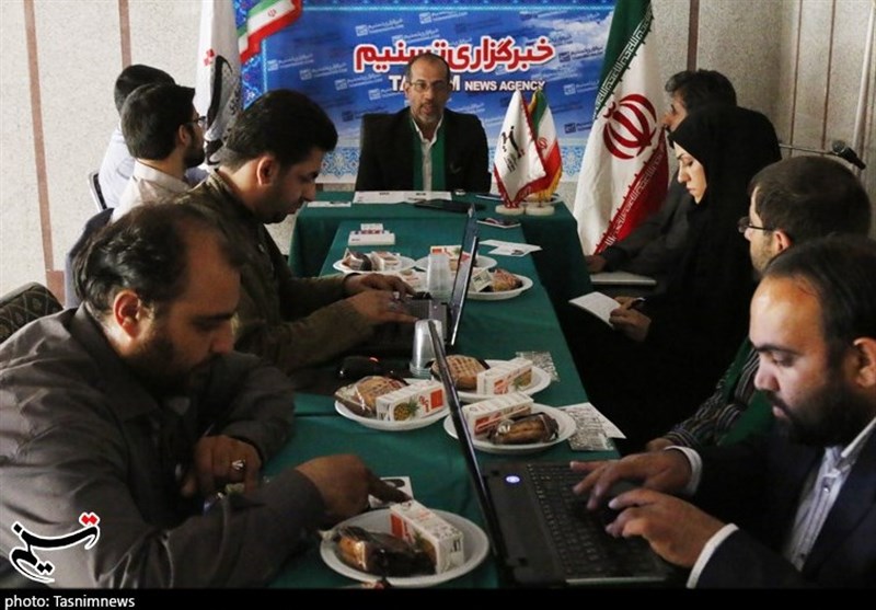 نشست خبری دکتر سید جلیل میرمحمدی میبدی رئیس ستاد حجت الاسلام رئیسی در یزد به میزبانی خبرگزاری تسنیم