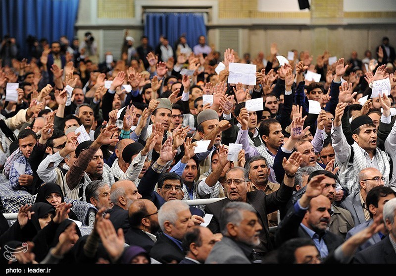 دیدار معلمان و فرهنگیان با رهبر معظم انقلاب