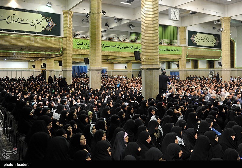 دیدار معلمان و فرهنگیان با رهبر معظم انقلاب