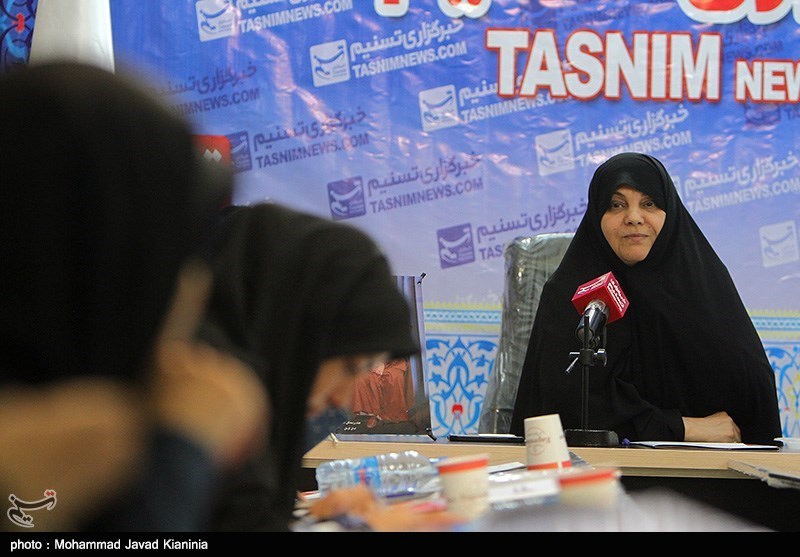 نشست خبری رئیس ستاد بانوان حجت‌الاسلام رئیسی به‌روایت تصویر