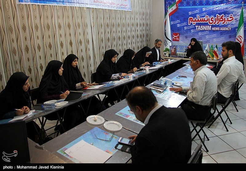 نشست خبری رئیس ستاد بانوان حجت‌الاسلام رئیسی به‌روایت تصویر