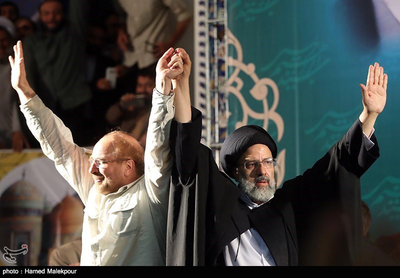 اجتماع حامیان رئیسی در مصلای تهران