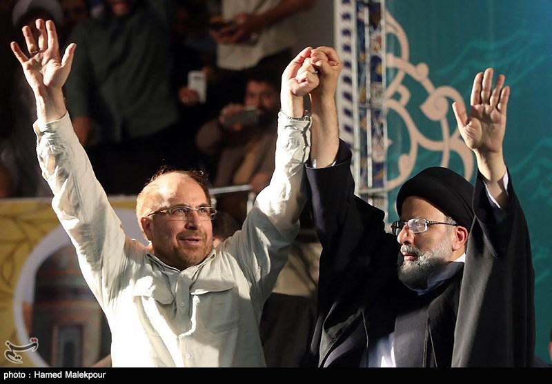 اجتماع حامیان رئیسی در مصلای تهران