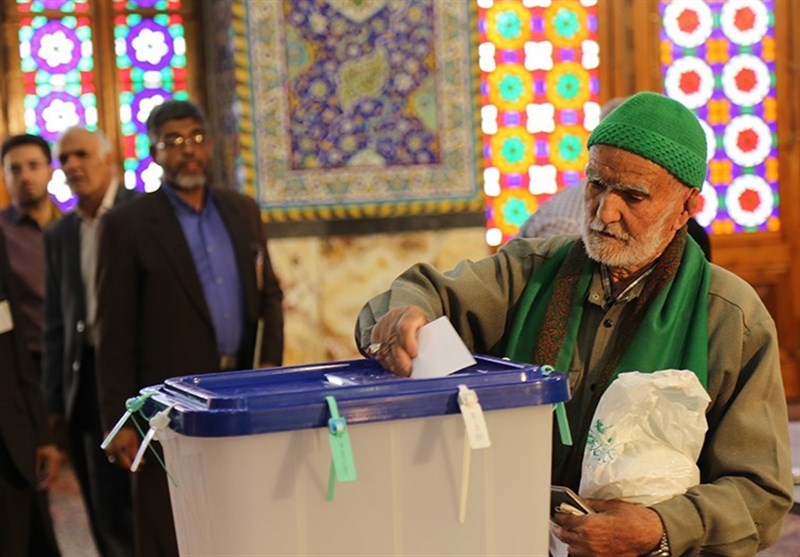 حضور پرشور مردم یزد در انتخابات