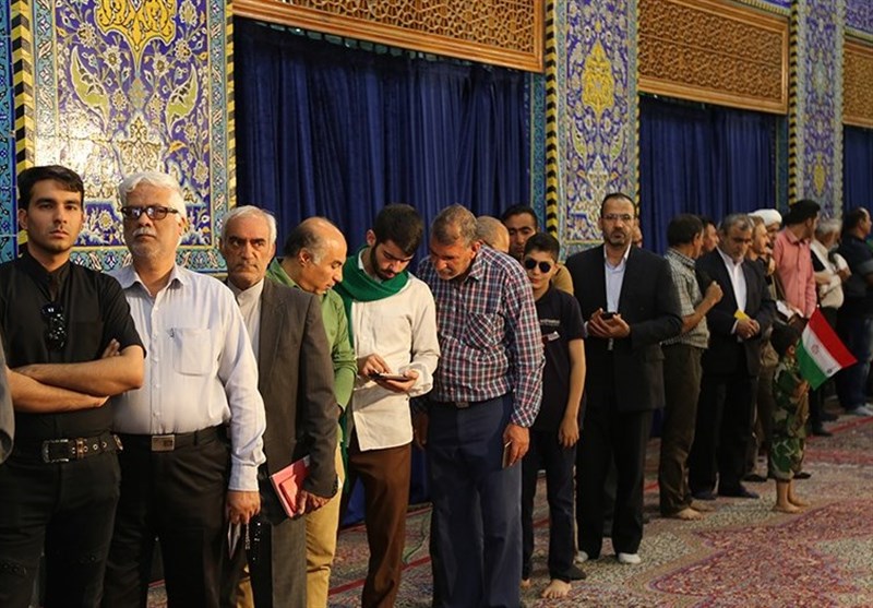 حضور پرشور مردم یزد در انتخابات