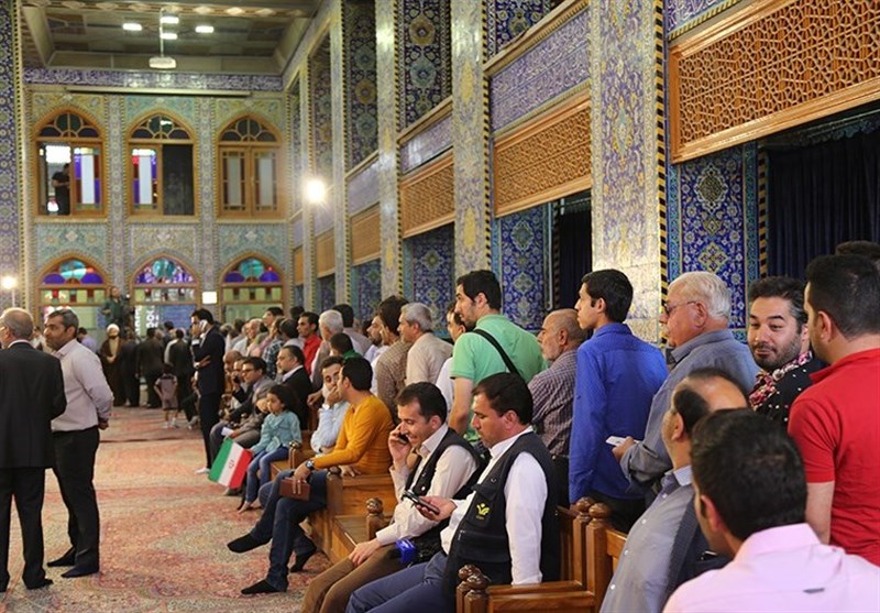 حضور پرشور مردم یزد در انتخابات