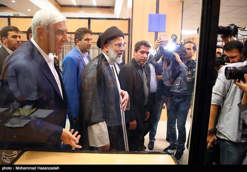 حضور سید ابراهیم رئیسی در ستاد انتخابات کشور