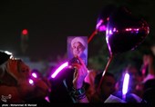 شادی هواداران حسن روحانی پس از اعلام نتایج انتخابات