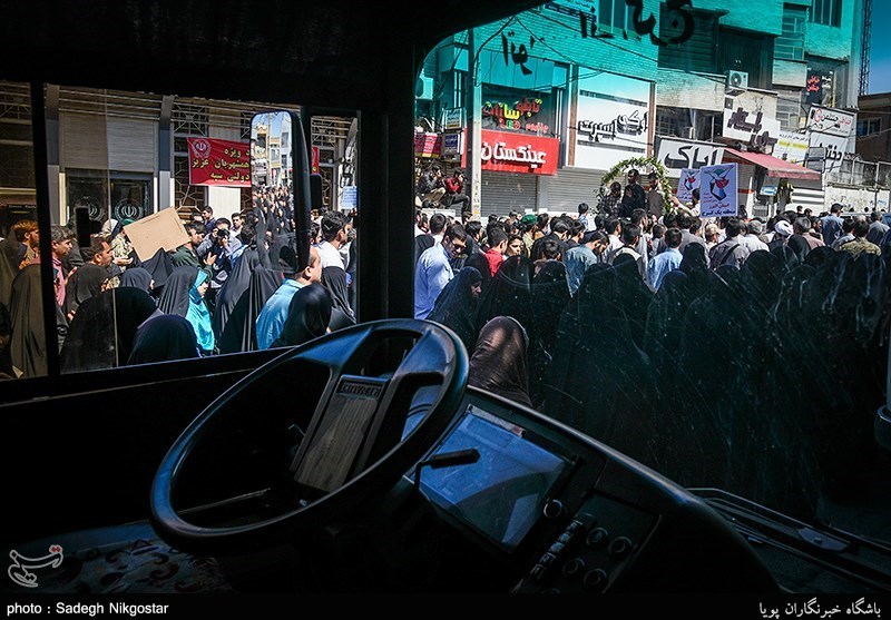 پیکر شهید مدافع حرم علیرضا قبادی