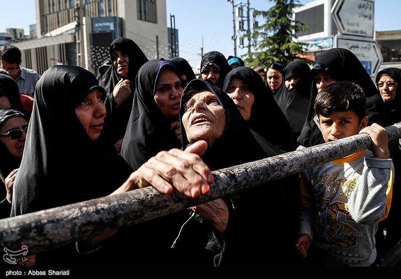 تشییع شهید مدافع حرم علیرضا قبادی در کرج