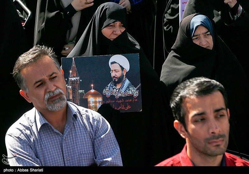 تشییع شهید مدافع حرم علیرضا قبادی در کرج