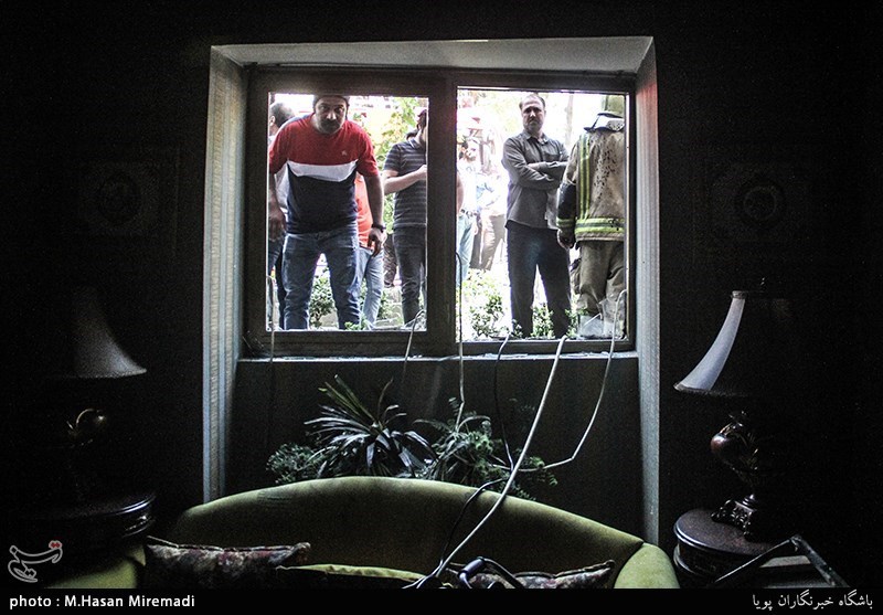 آتش‌سوزی در هتل آپادانای تهران