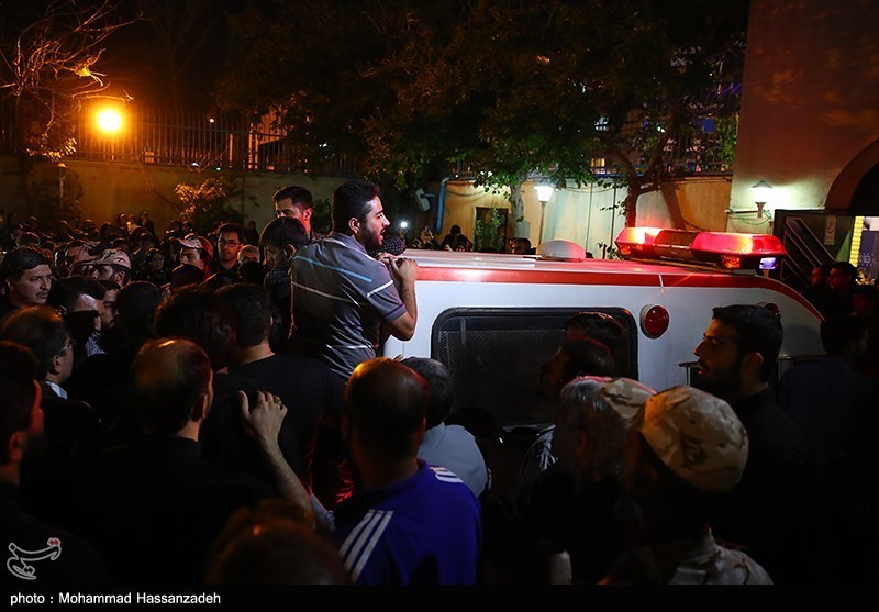 وداع با پیکر شهید جواد تیموری