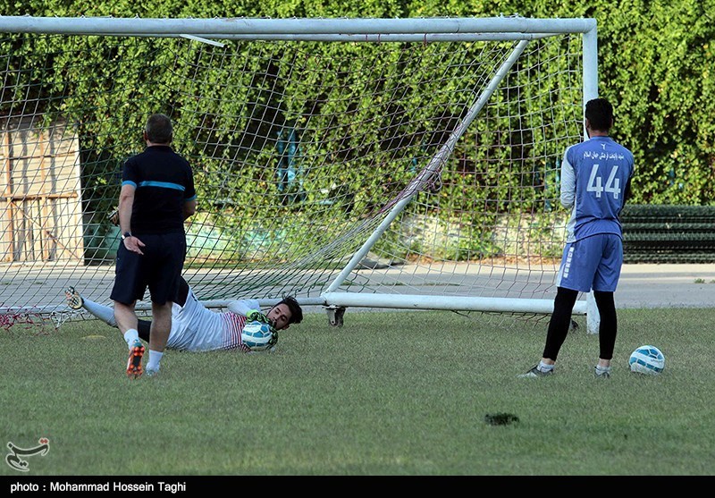 نخستین تمرین تیم فوتبال سیاه جامگان - مشهد