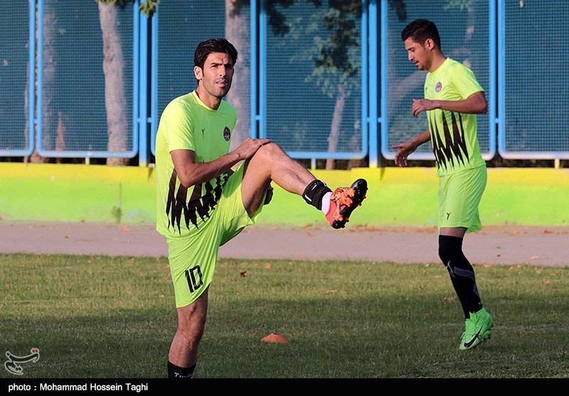 نخستین تمرین تیم فوتبال سیاه جامگان - مشهد