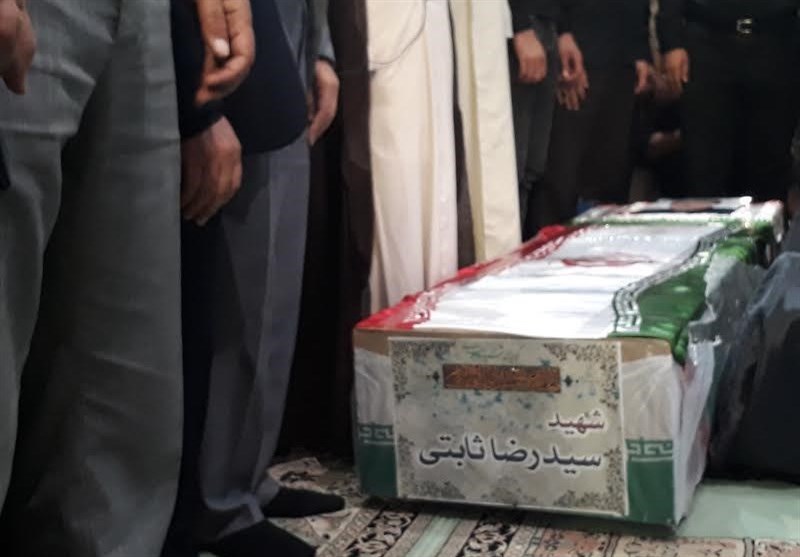 تشییع شهید سید رضا ثابتی در آبادان 