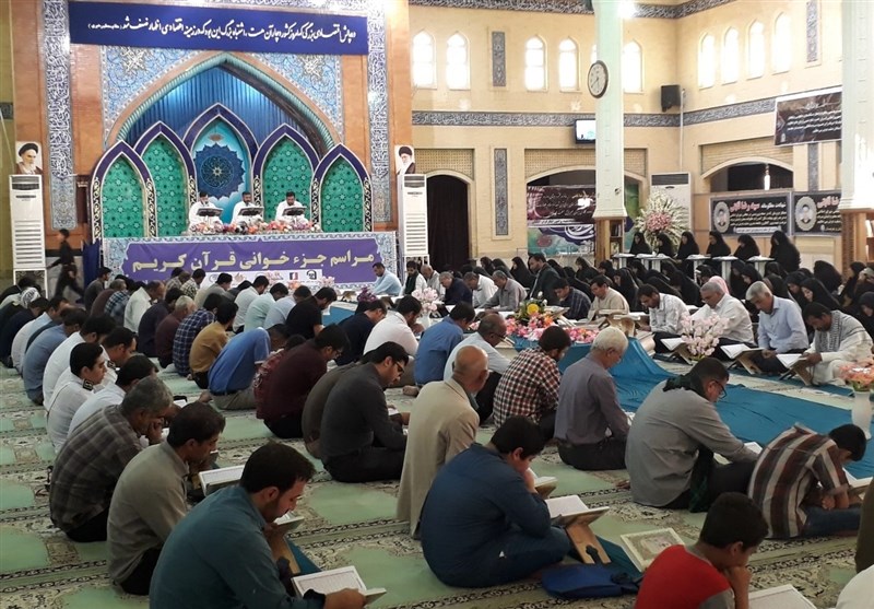 جمع خوانی قرآن در آبادان 