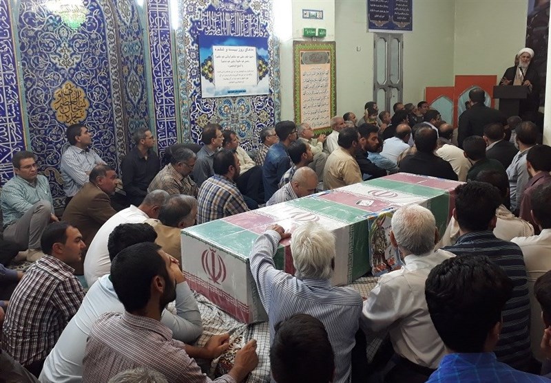 وداع با شهید مدافع حرم حمید قنادپور در اهواز