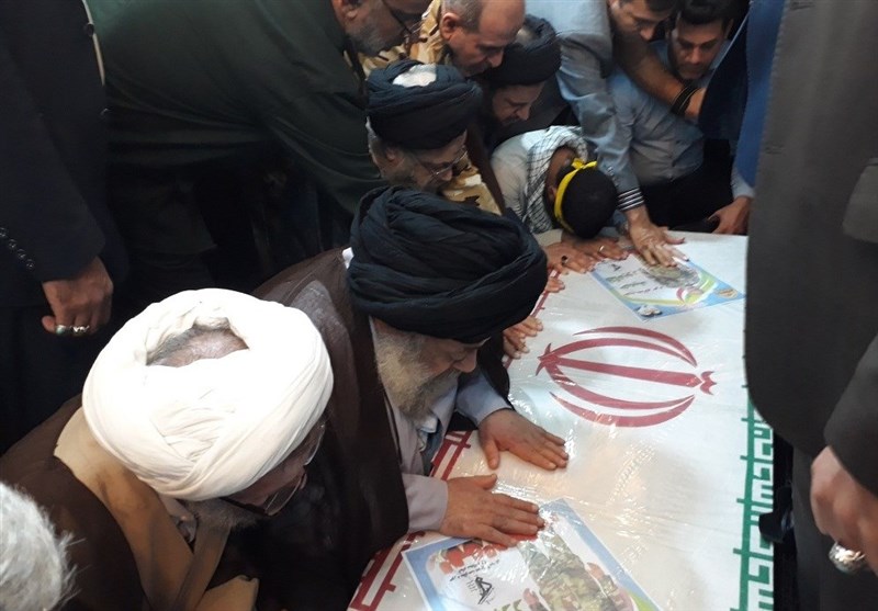 تشییع پیکر پاک شهید حمید قنادپور در اهواز