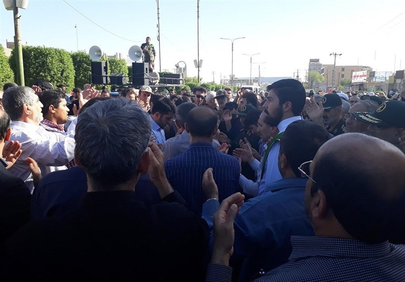 تشییع پیکر پاک شهید حمید قنادپور در اهواز