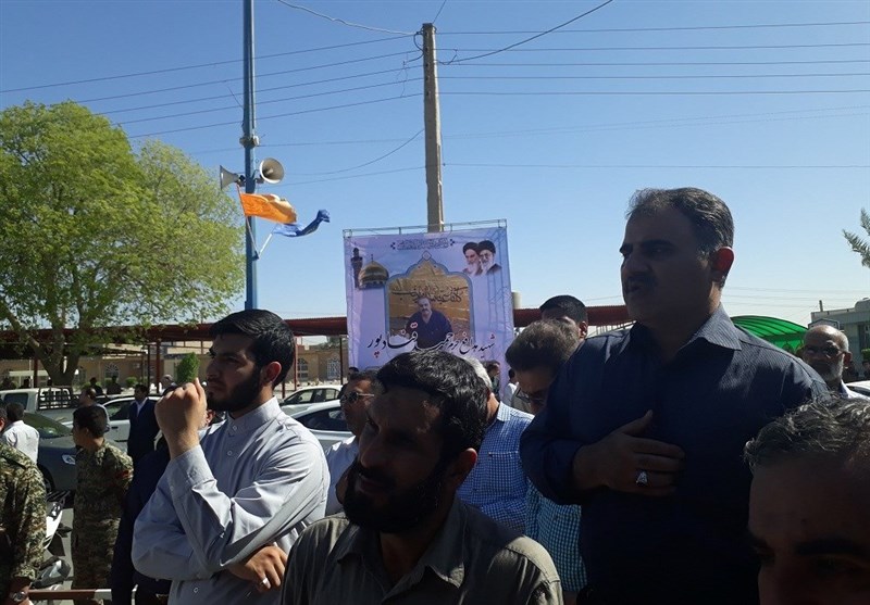 تشییع پیکر پاک شهید حمید قنادپور در اهواز