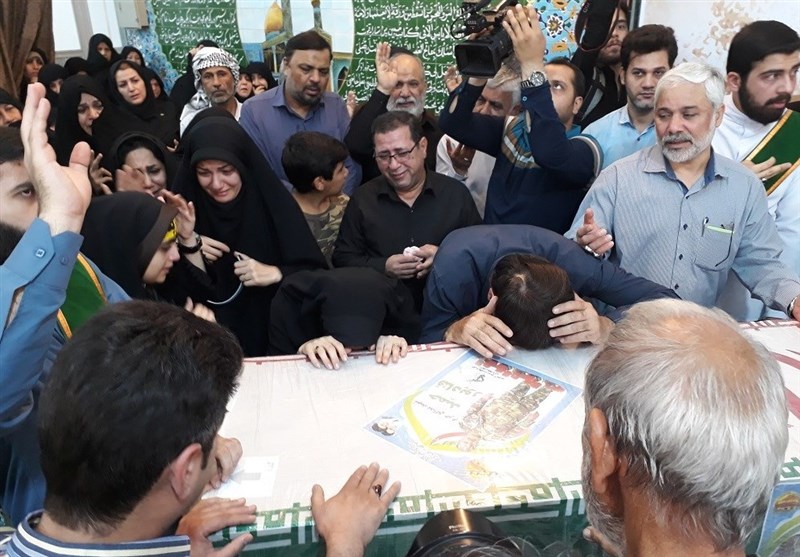 وداع با شهید حمید قنادپور در اهواز