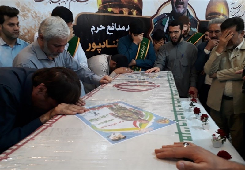 وداع با شهید حمید قنادپور در اهواز