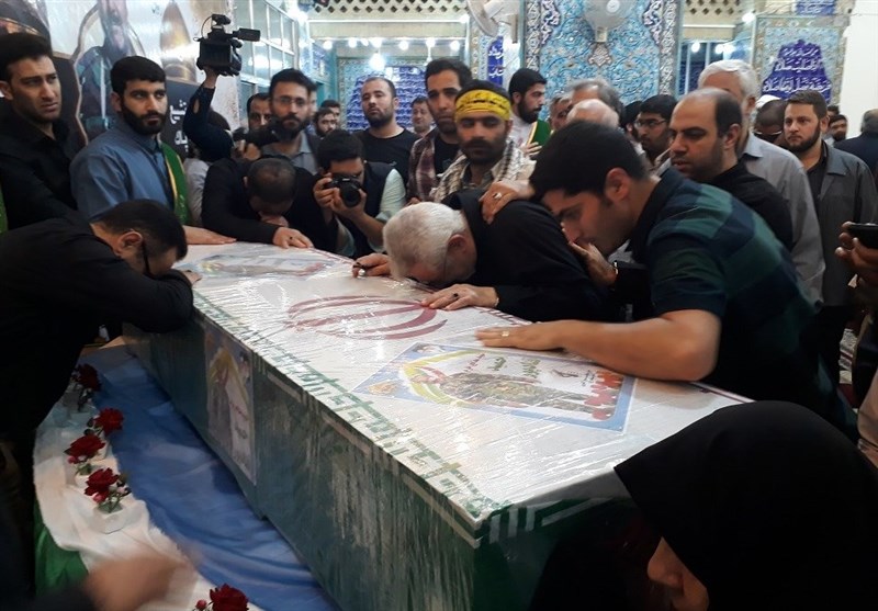 وداع با شهید حمید قنادپور در اهواز