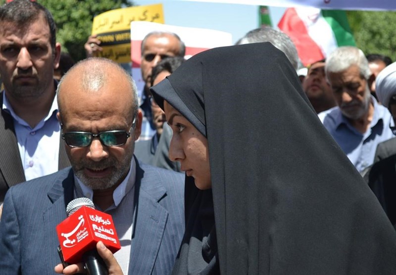 استاندار مرکزی در راهپیمایی روز جهانی قدس اراک