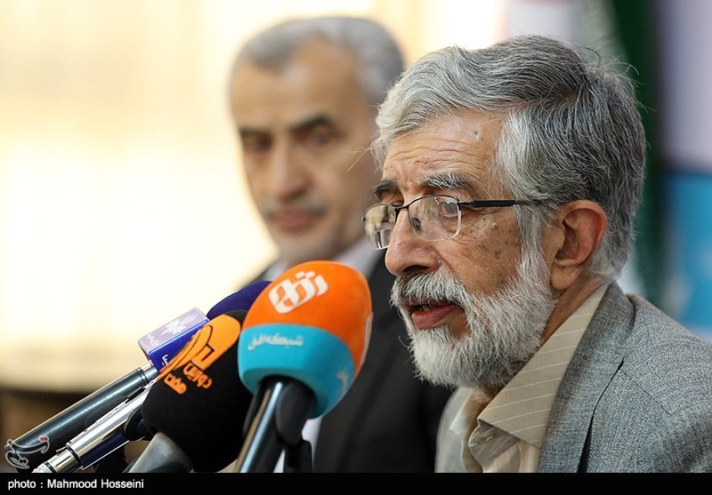 نشست خبری حداد عادل رئیس بنیاد سعدی