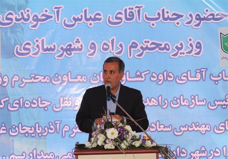 وزیر راه و شهر سازی در مرز رازی خوی