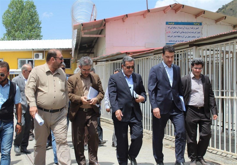 وزیر راه و شهر سازی در مرز رازی خوی