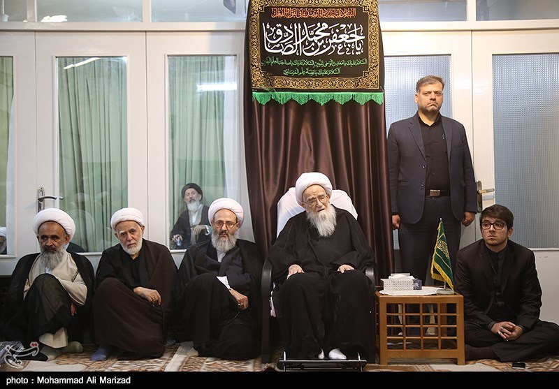 مراسم عزاداری شهادت امام صادق (ع) در قم