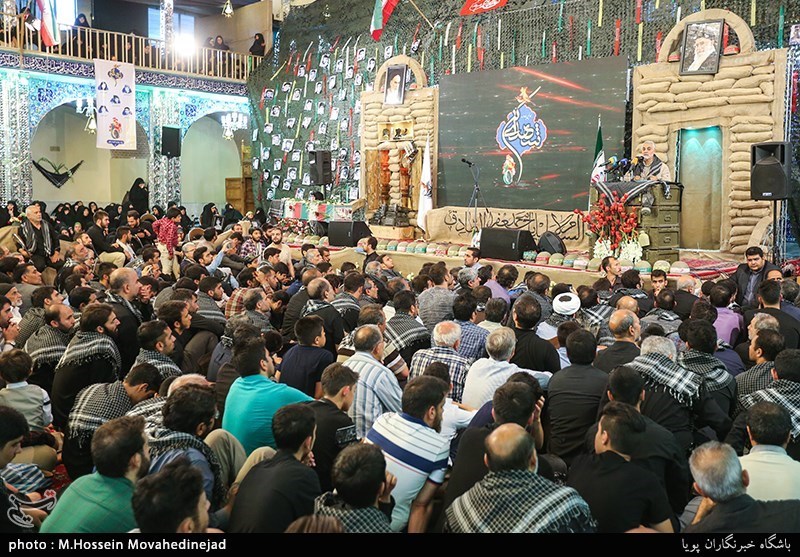 مراسم یادواره شهدای کن